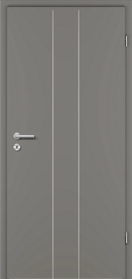 PRÜM-Tür ROYAL 532 CPL-STAUBGRAU